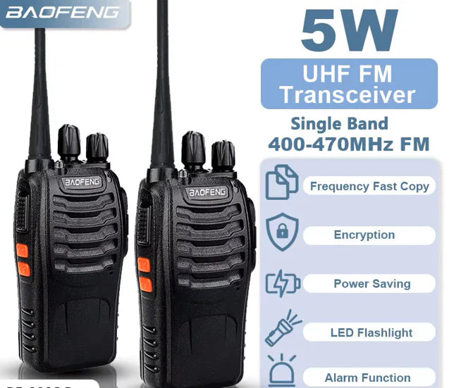 Mantente Conectado en Cualquier Situación con los Walkie Talkies Baofeng