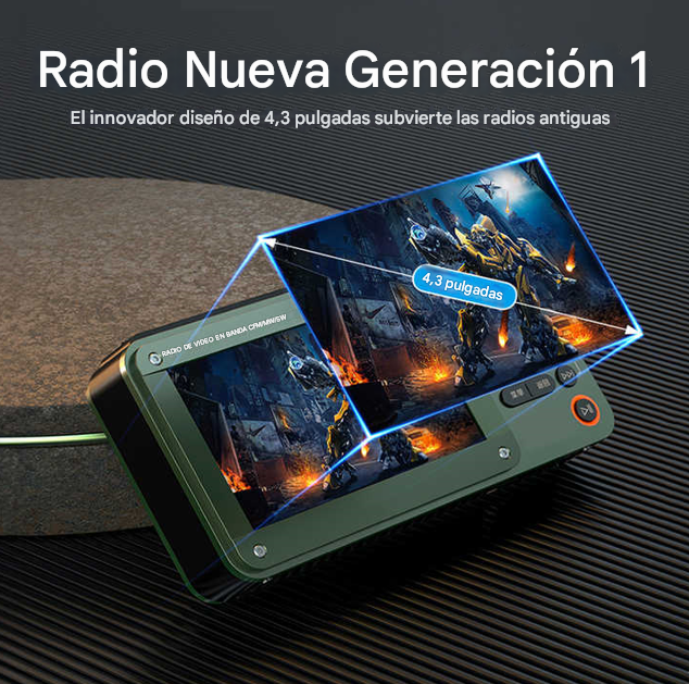 Radio Portátil FM/AM – Sonido Claro y Conexión en Cualquier Lugar