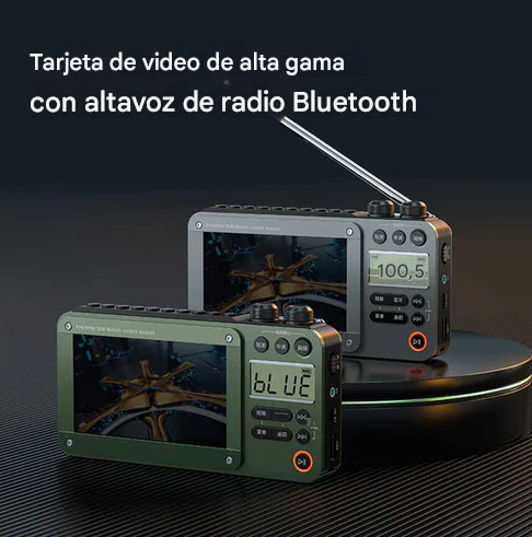 Radio Portátil FM/AM – Sonido Claro y Conexión en Cualquier Lugar