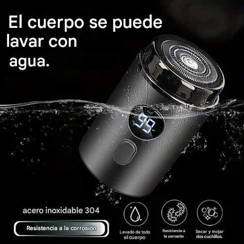 Mini Rasuradora Eléctrica Portátil - Afeitado Preciso, Rápido y Sin Esfuerzo