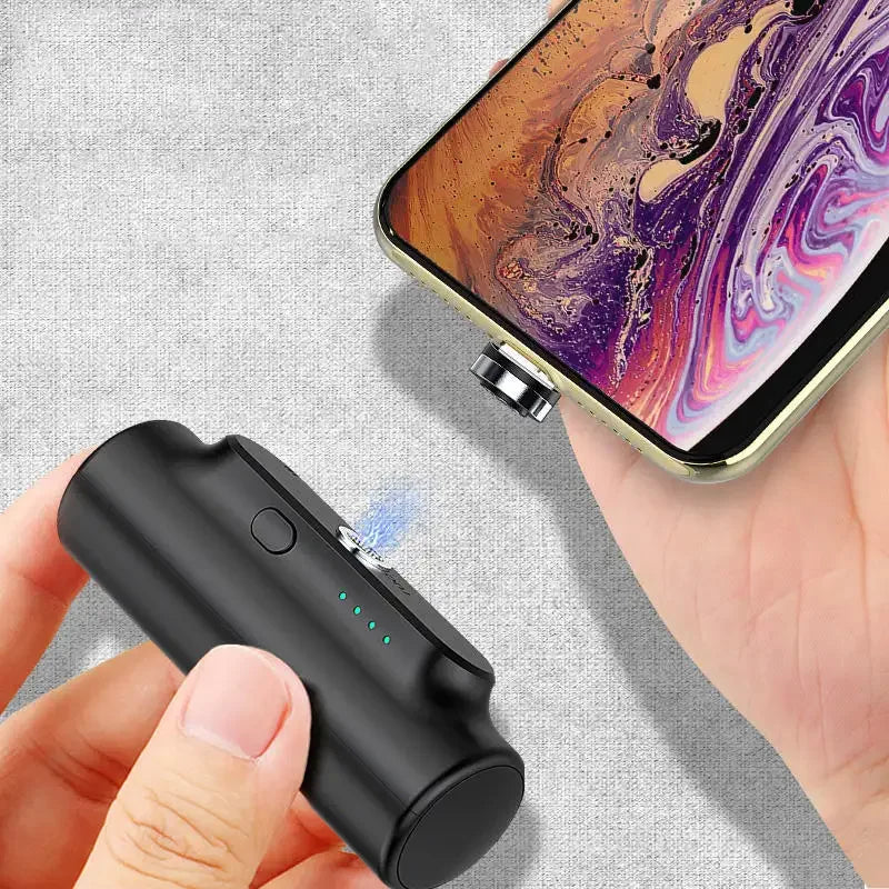 Mini Batería Portátil 3 en 1: Compacta, Potente y Versátil