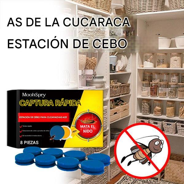 Eliminación de Cafardos en Horas con Roach Ace Bait Station